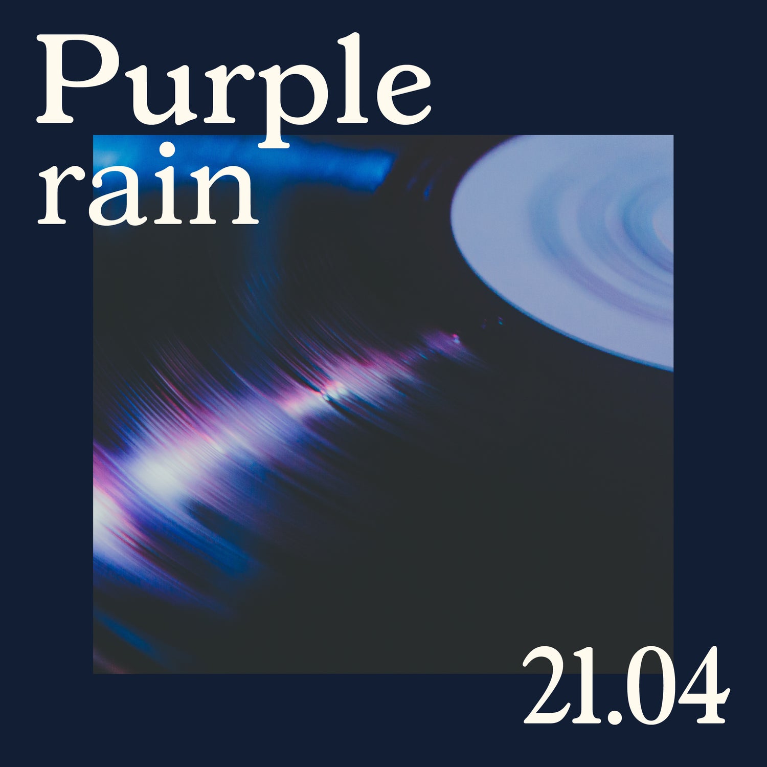 Purple Rain - 21 de Abril, Secret Spot, 6:00 a 10:00 pm